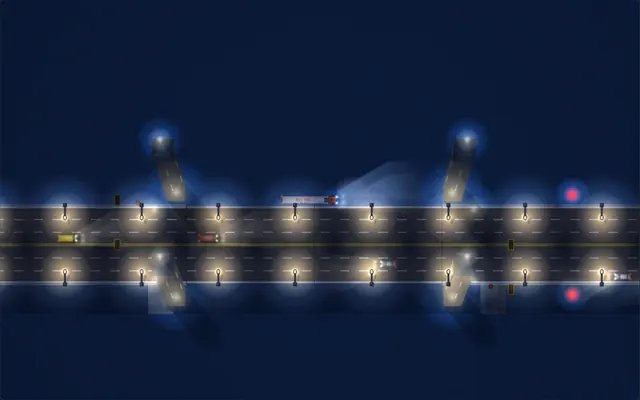 The north lift bridge at night